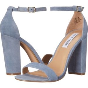 Steve Madden Carrson Blue Suede Leather